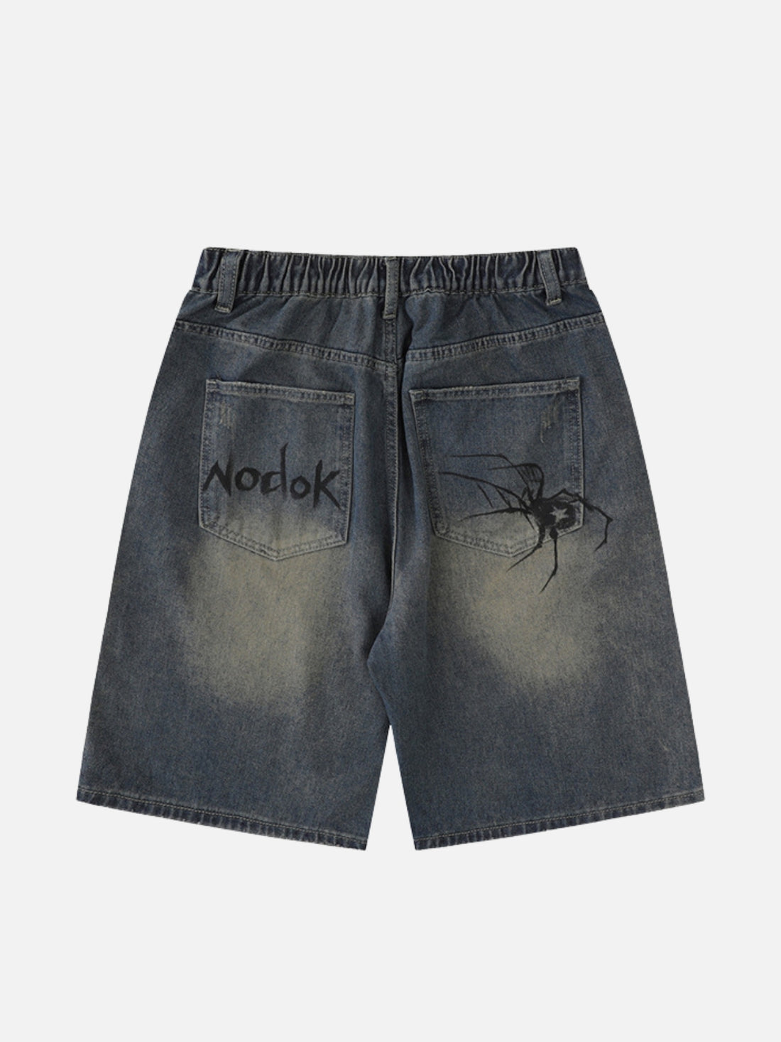 SPIDER - Baggy Graphic Shorts Blue | TEENWEAR.EU