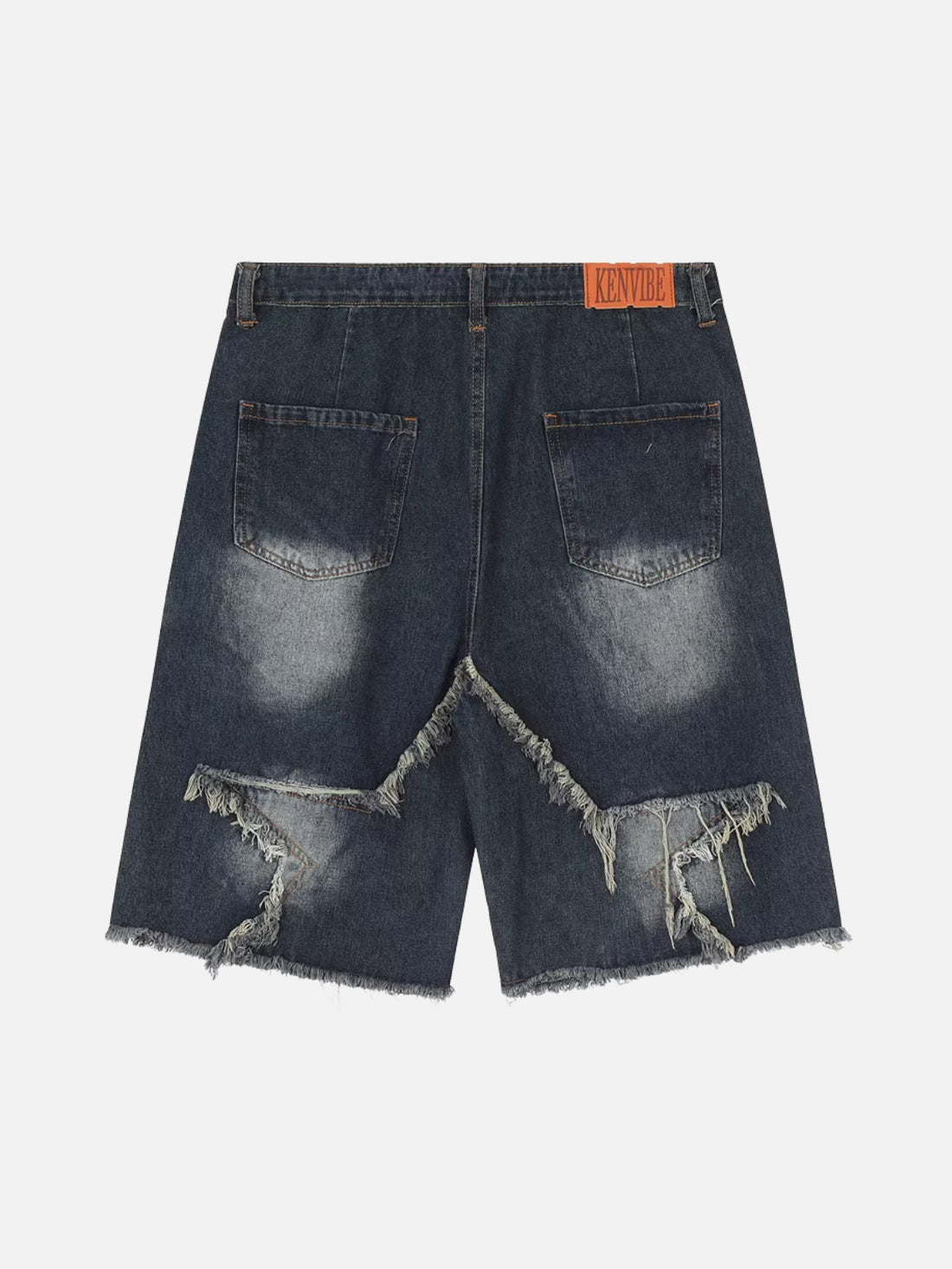 STARS - Baggy Embroidered Graphic Jorts Blue | TEENWEAR.EU