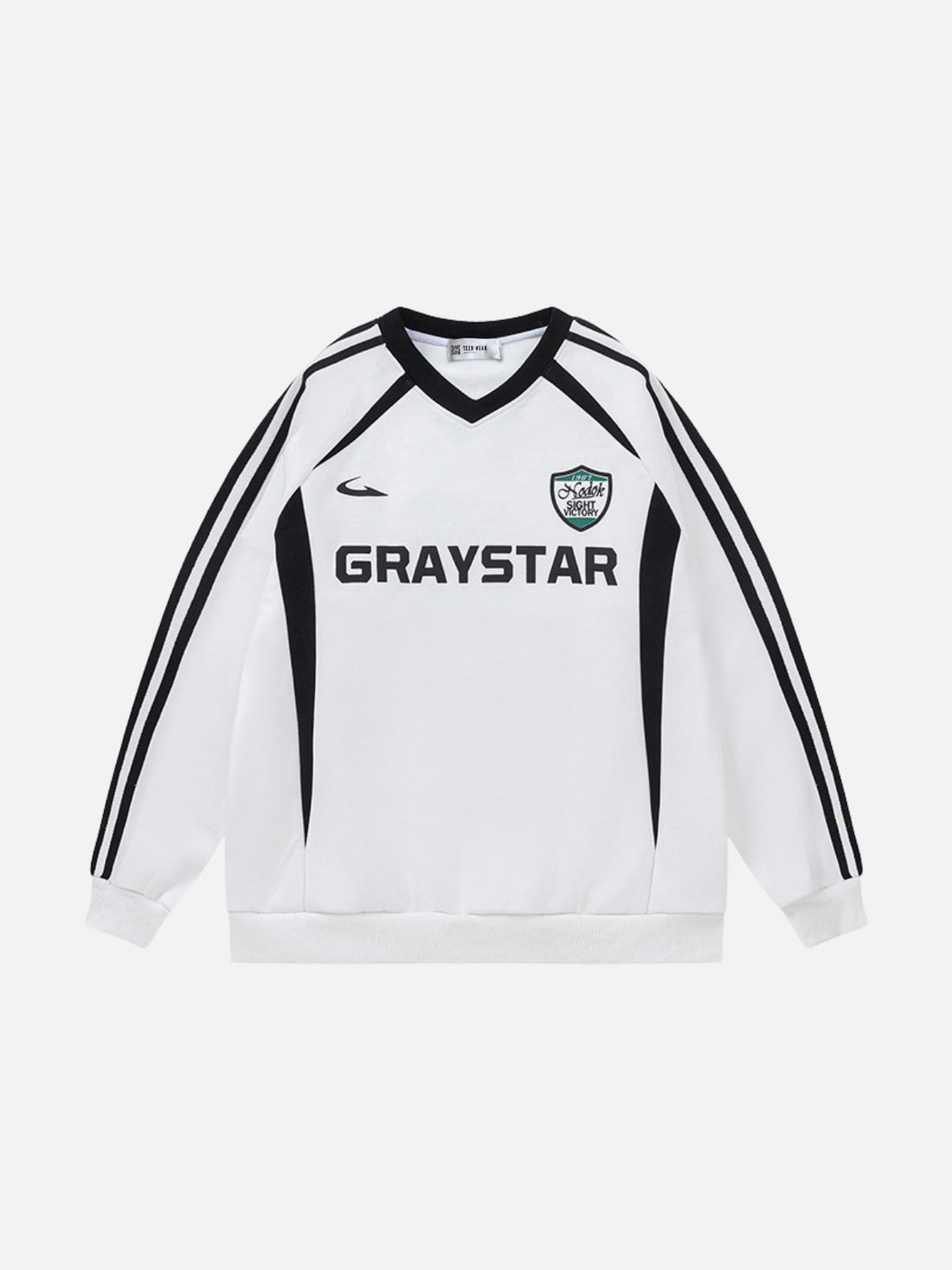 GRAYSTAR - Oversized Graphic Long Sleeve Jersey Blue | TEENWEAR.EU