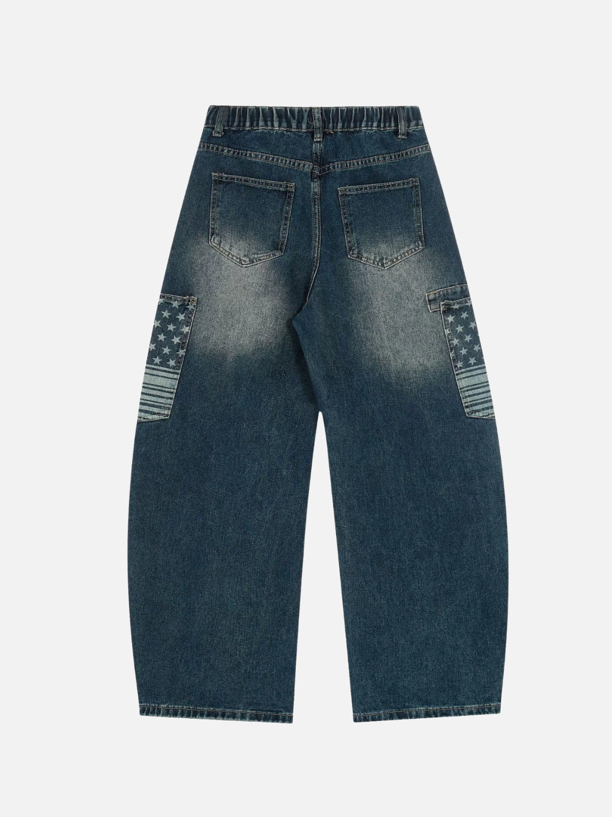 KROSSY - Baggy Embroidered Jeans