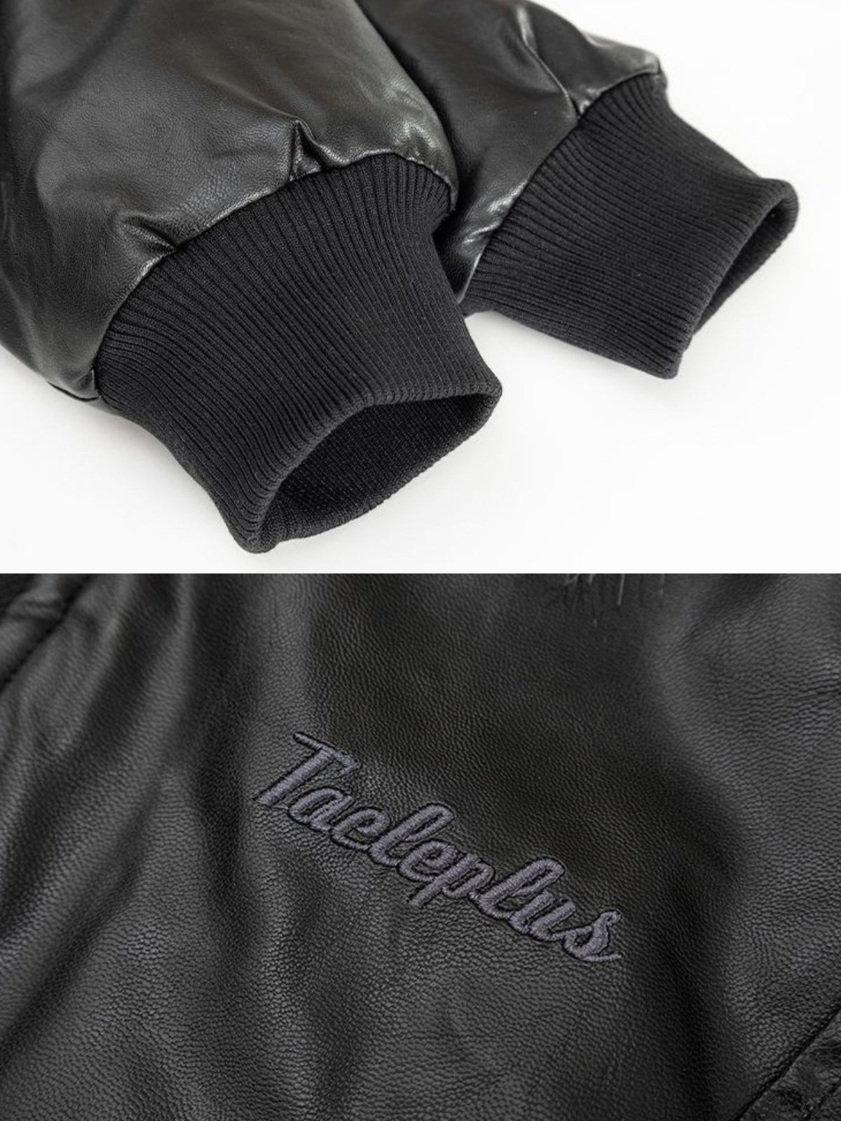 SHEEP - Embroidered Leather Jacket | TEENWEAR.EU