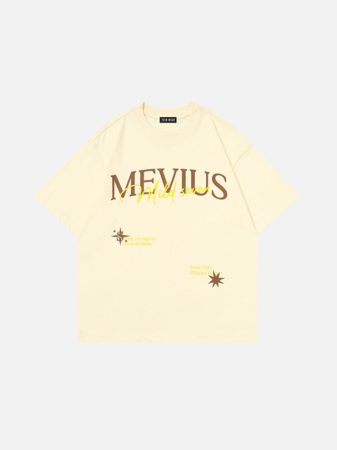 MEVIUS - Oversized Print T-Shirt Black | TEENWEAR.EU