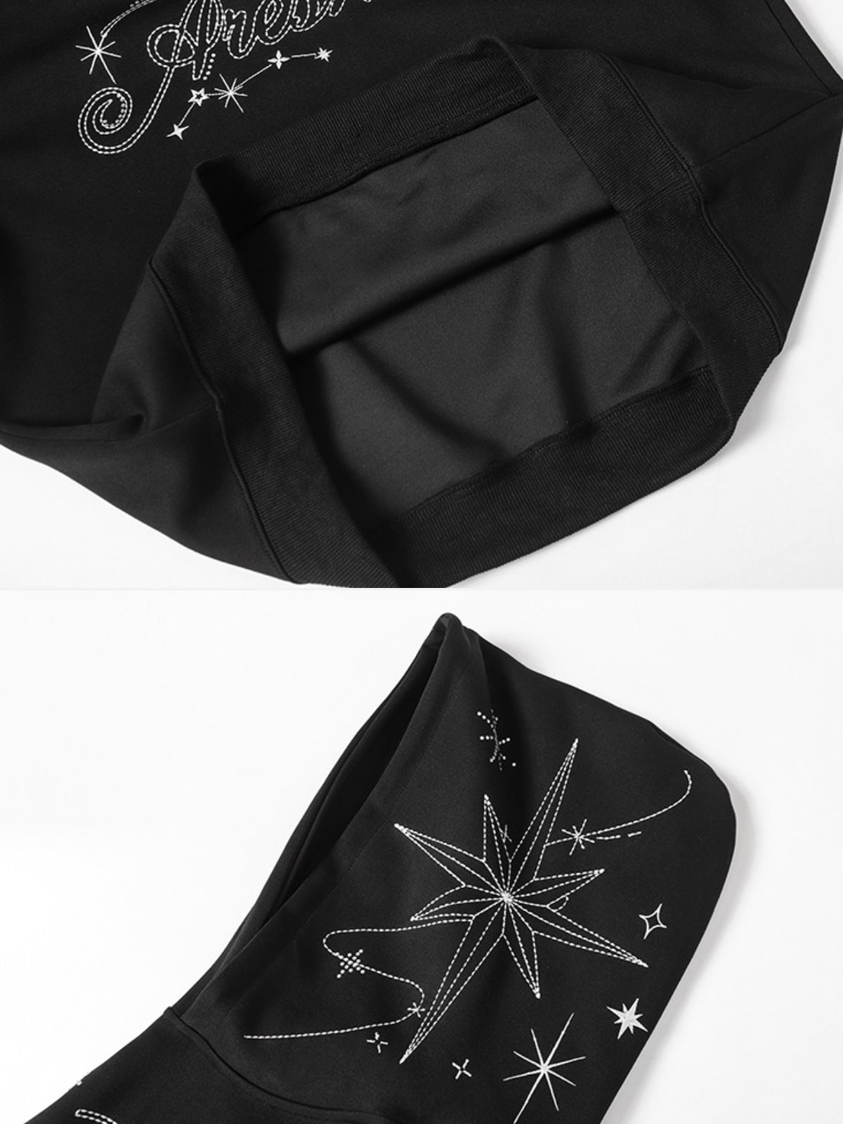 ARESY - Oversized Embroidered Hoodie | Teenwear.eu