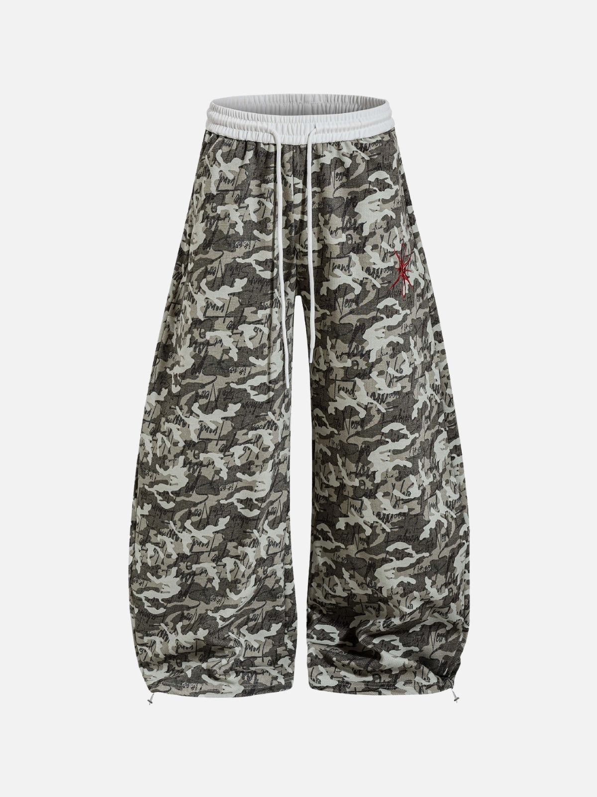 DANCOS - Parachute Graphic Camo Pants Green | Teenwear.eu