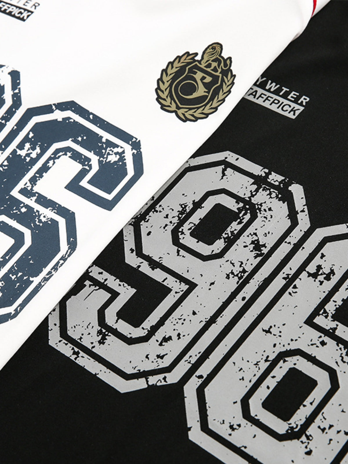 NINETY6 – Oversized Graphic Long-Sleeve Jersey