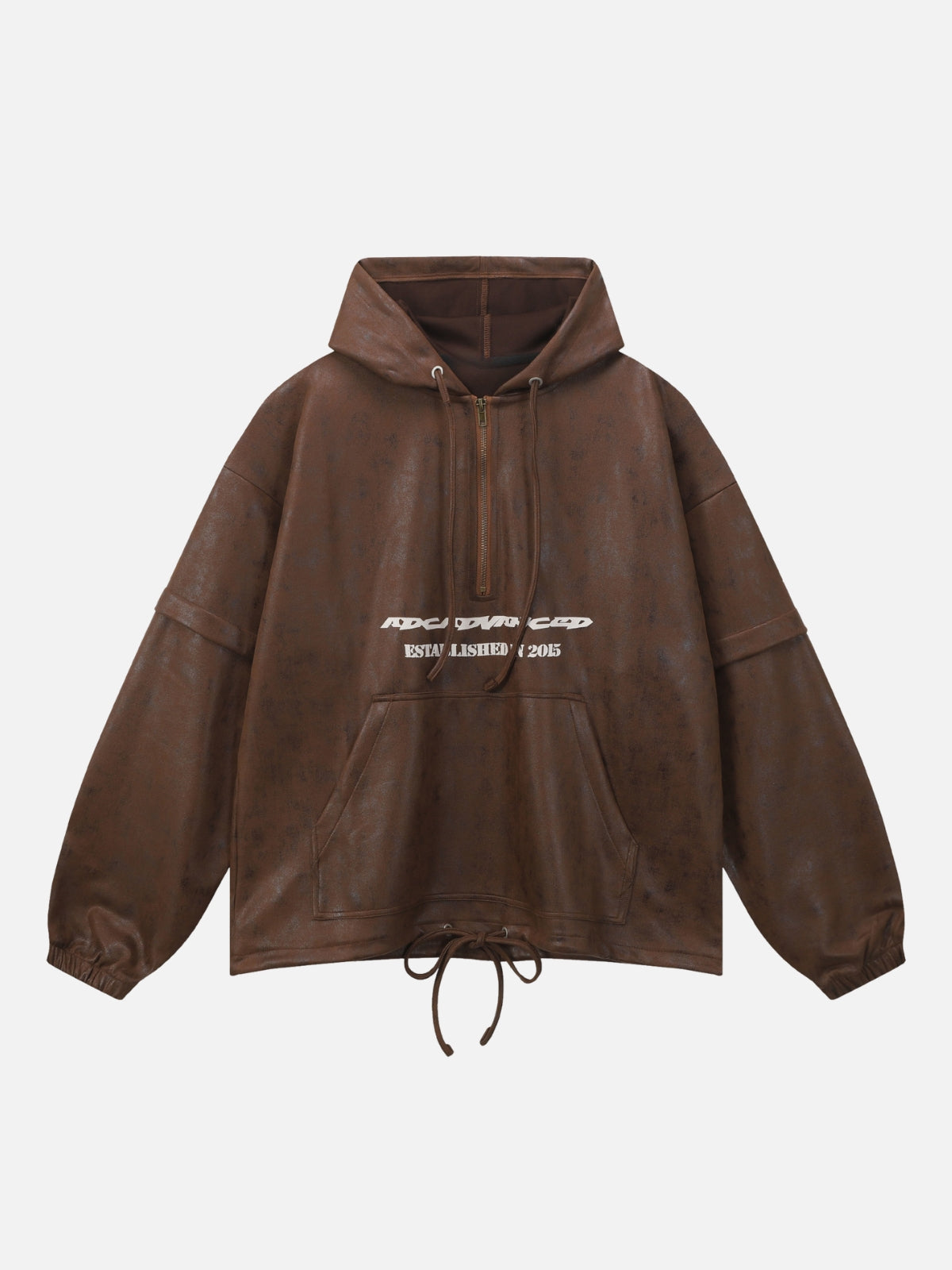 FADESHIFT – Oversized Print 1/4 Zip Hoodie