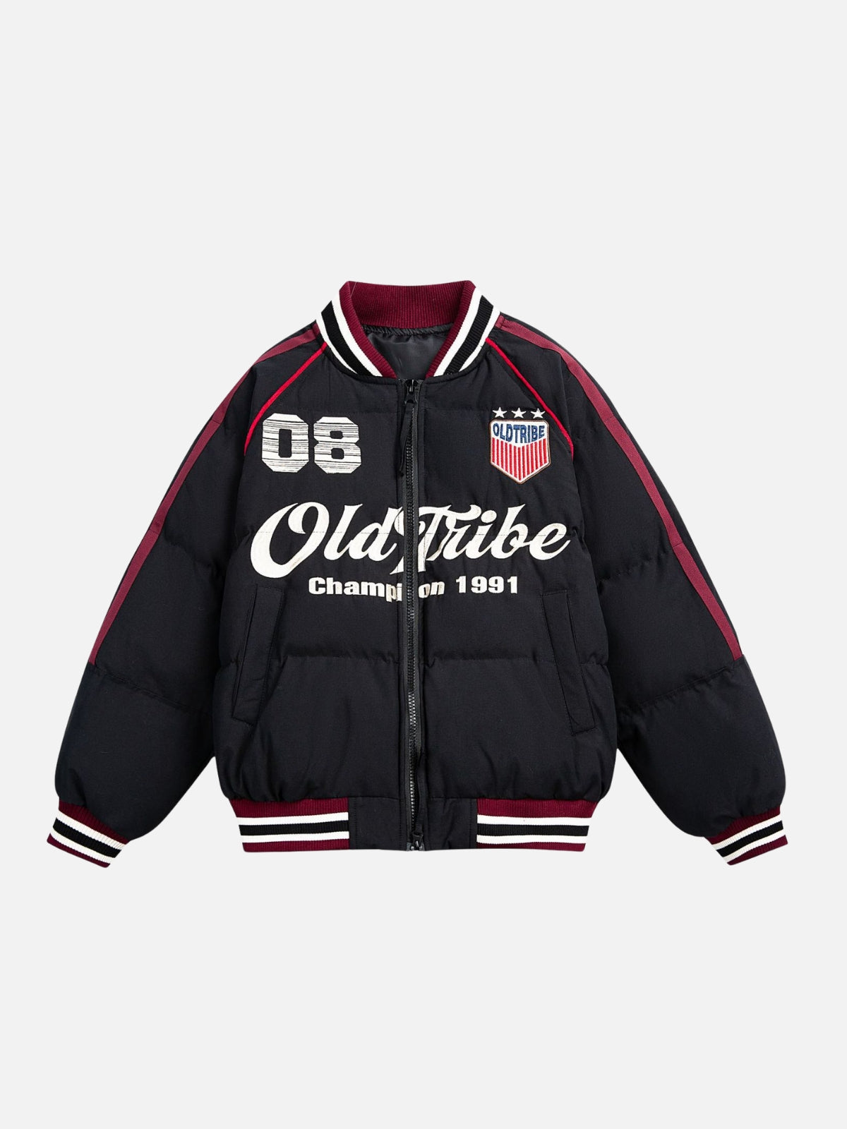 OLD VIBE - Racing Graphic Puffer Jacket