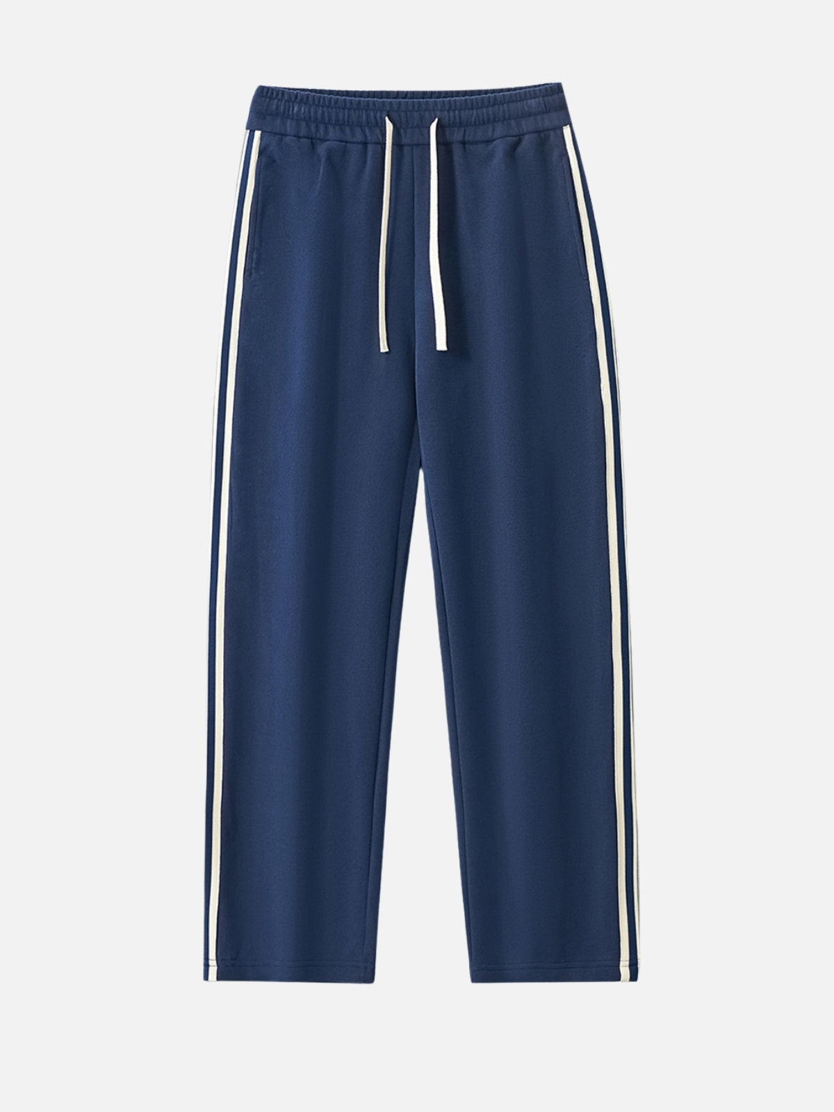 ABYSS - Loose Basic Flared Sweatpants Blue | TEENWEAR.EU