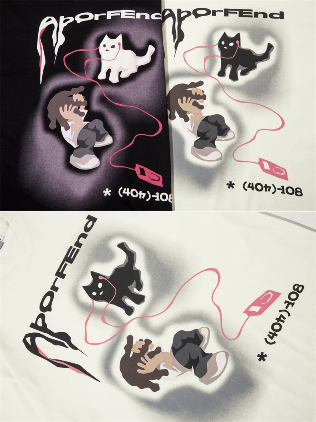 PHONECAT - Oversized Print T-shirt | TEENWEAR.EU