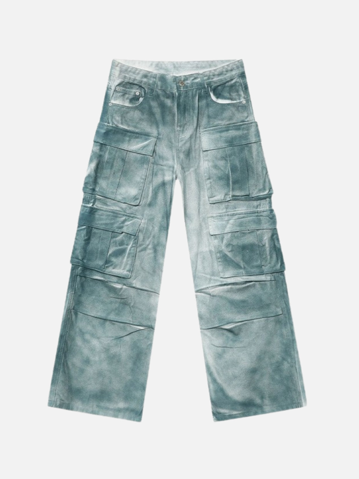 SEASTARS - Baggy Basic Cargo Jeans Blue | TEENWEAR.EU