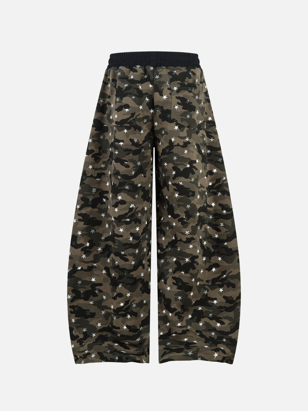 GANGIEZ - Loose Graphic Camo Sweatpants