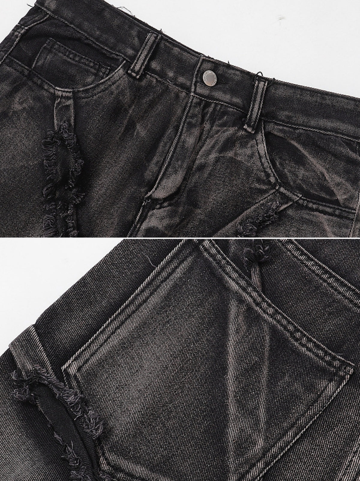 BARCODES - Baggy Basic Embroidered Jeans | Teenwear.eu