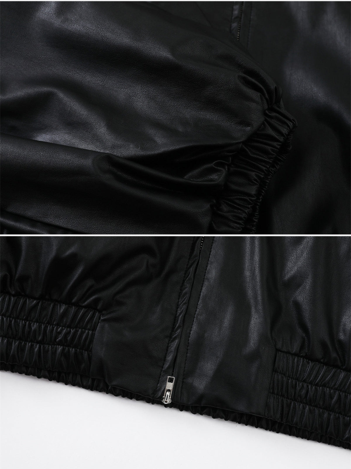 SHADEX – Oversized Leather Basic Jacket
