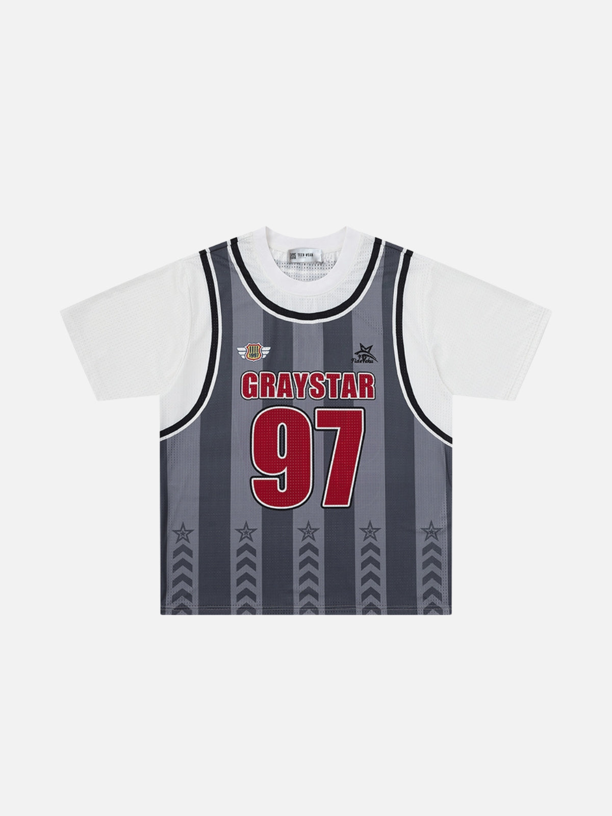 GRAYZY - Oversized Print T-Shirt Grey | Teenwear.eu