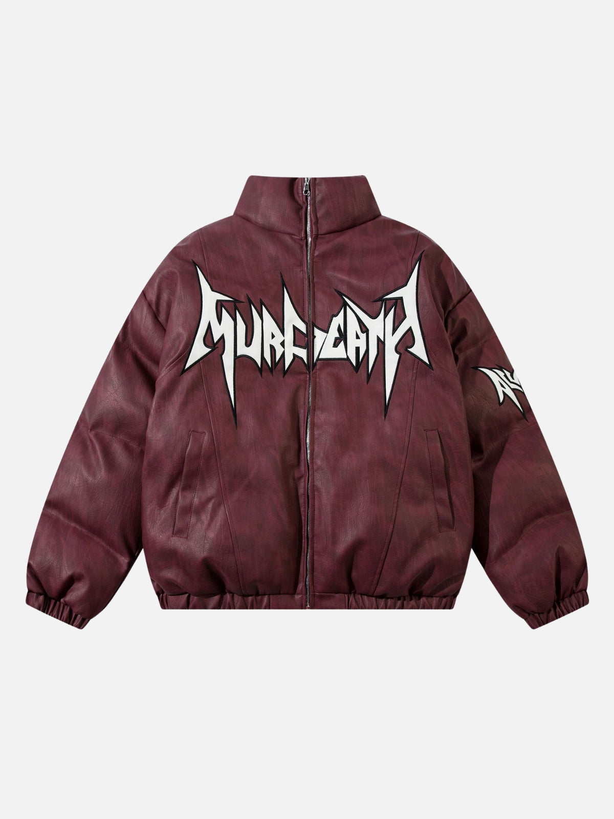 GRAFITTO - Puffer Embroidered Jacket Red | Teenwear.eu