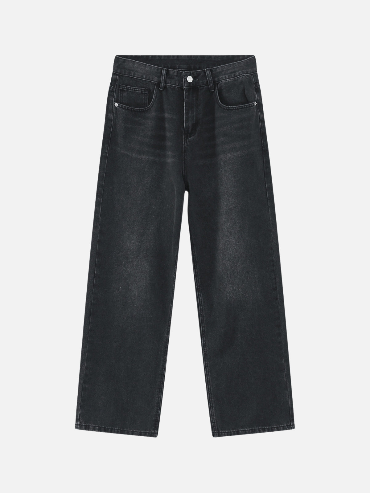 BLACKETS - Baggy Basic Jeans Black | TEENWEAR.EU