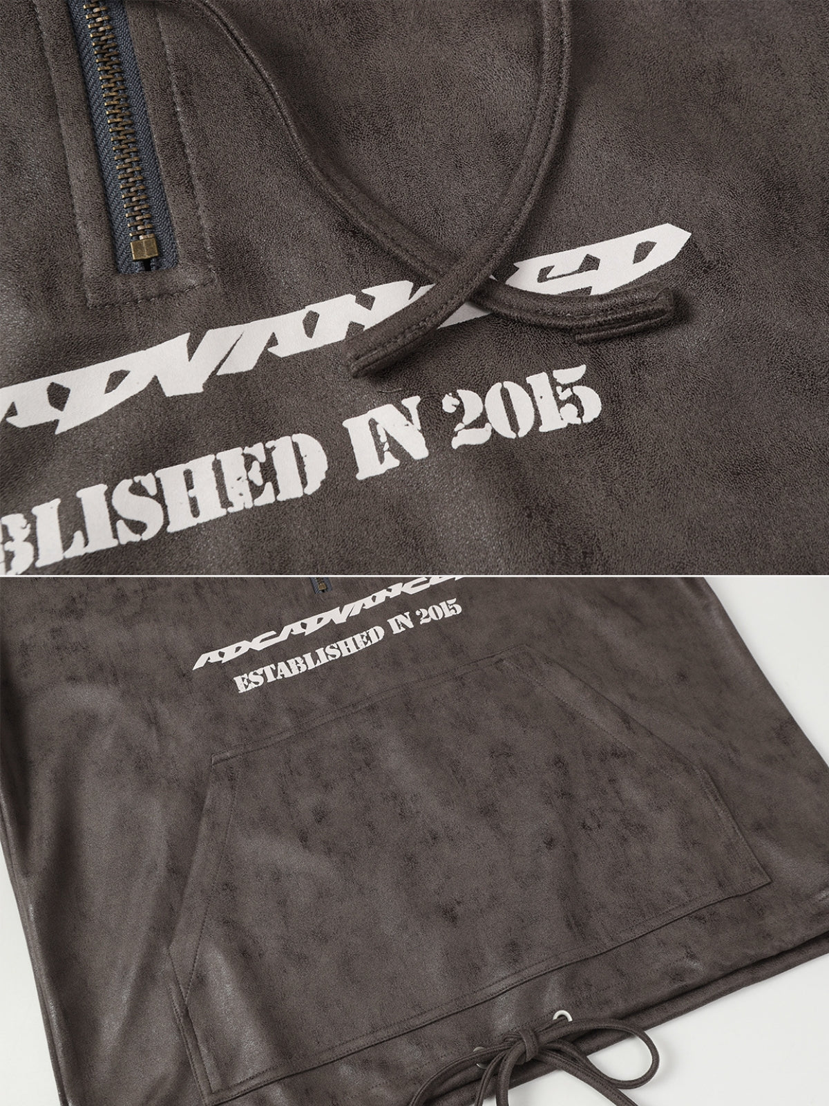 FADESHIFT – Oversized Print 1/4 Zip Hoodie