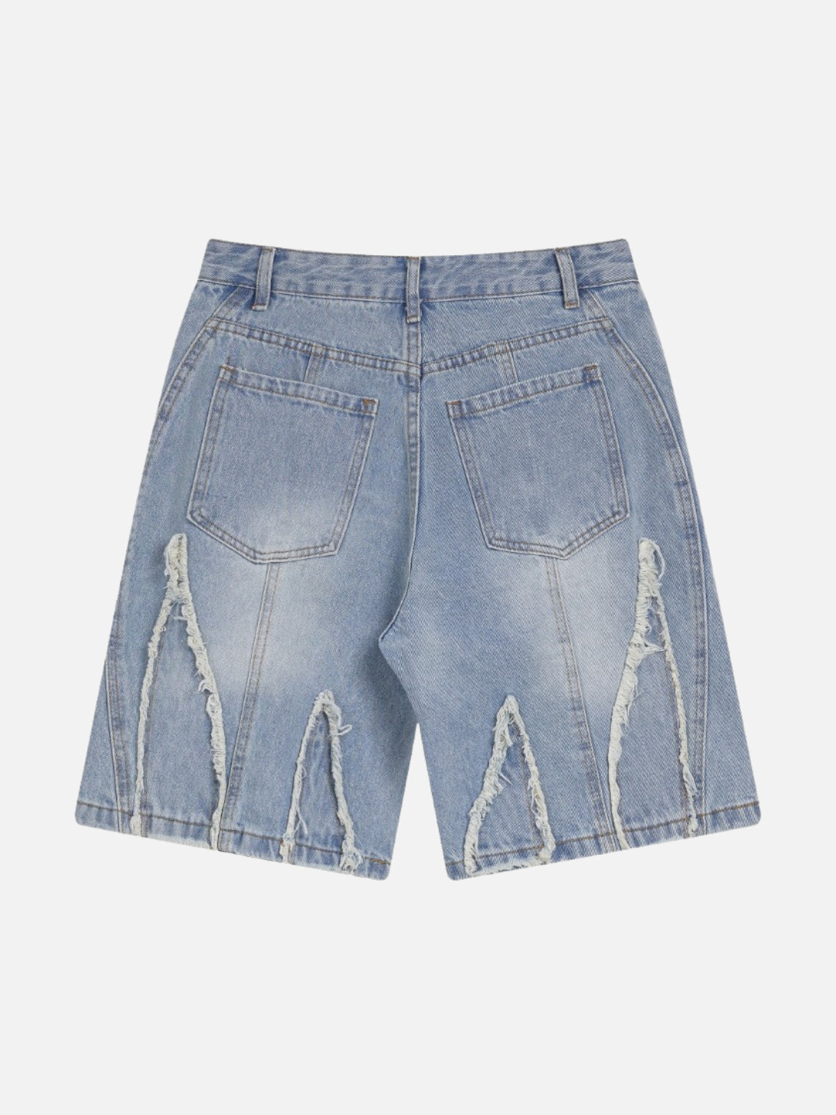 WINGERS - Loose Denim Embroidered Shorts | TEENWEAR.EU