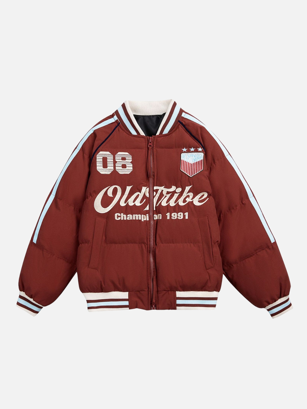 OLD VIBE - Racing Graphic Puffer Jacket