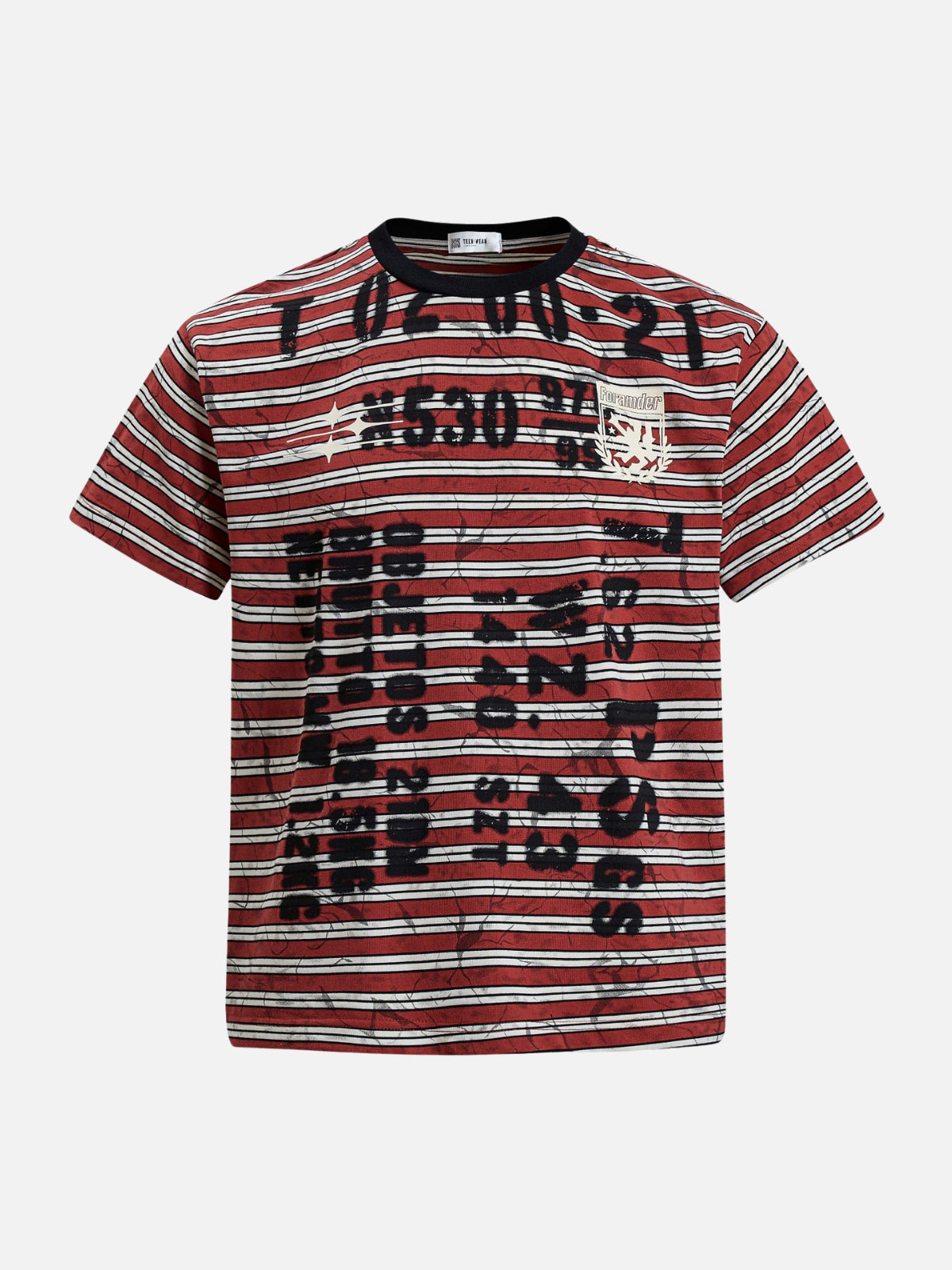 STREETO - Oversized Graphic T-Shirt Red | Teenwear.eu