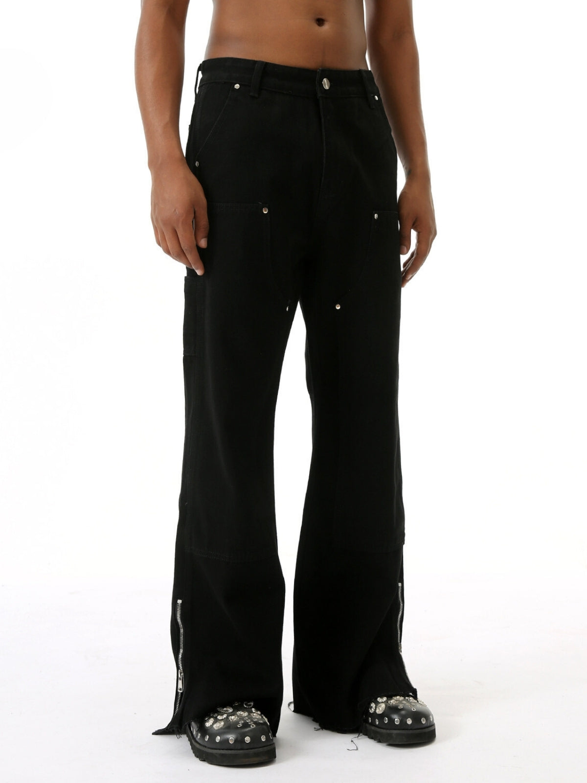 FLARIES - Flared Basic Zipper Jeans | TEENWEAR.EU