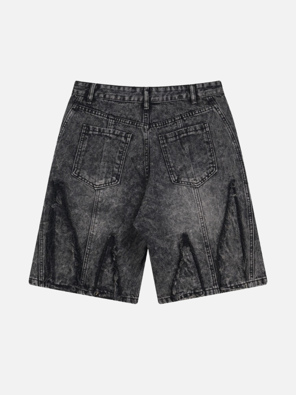 WINGERS - Loose Denim Embroidered Shorts | TEENWEAR.EU