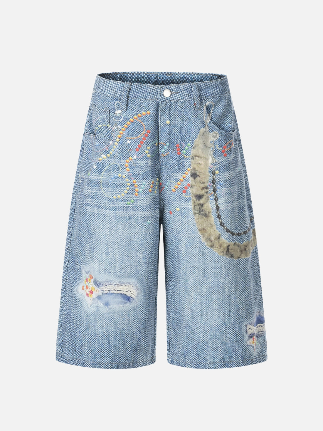 OCEANY - Baggy Denim Jorts | Teenwear.eu
