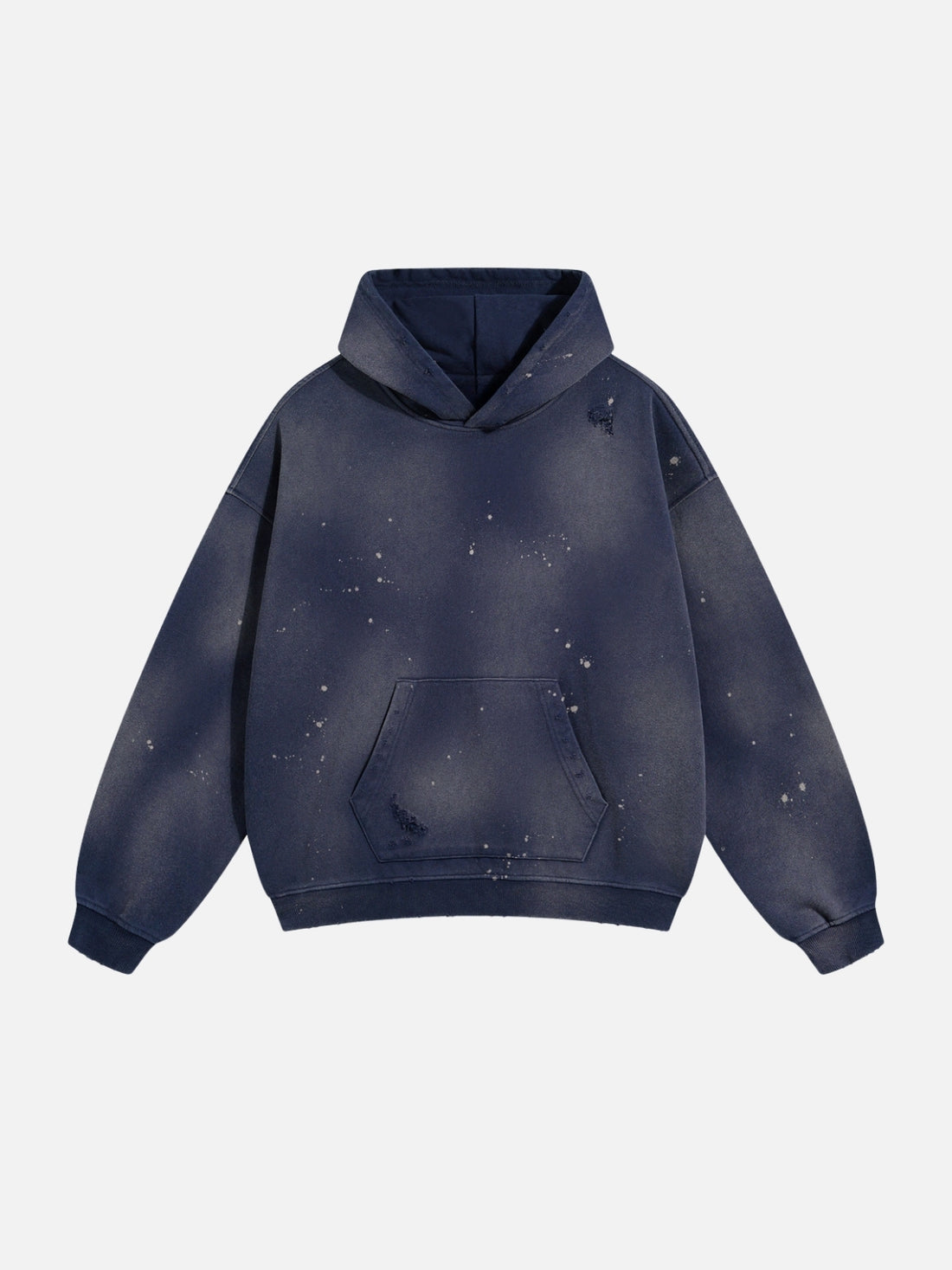 MIDNIGHT - Premium Oversized Basic Hoodie Blue | TEENWEAR.EU