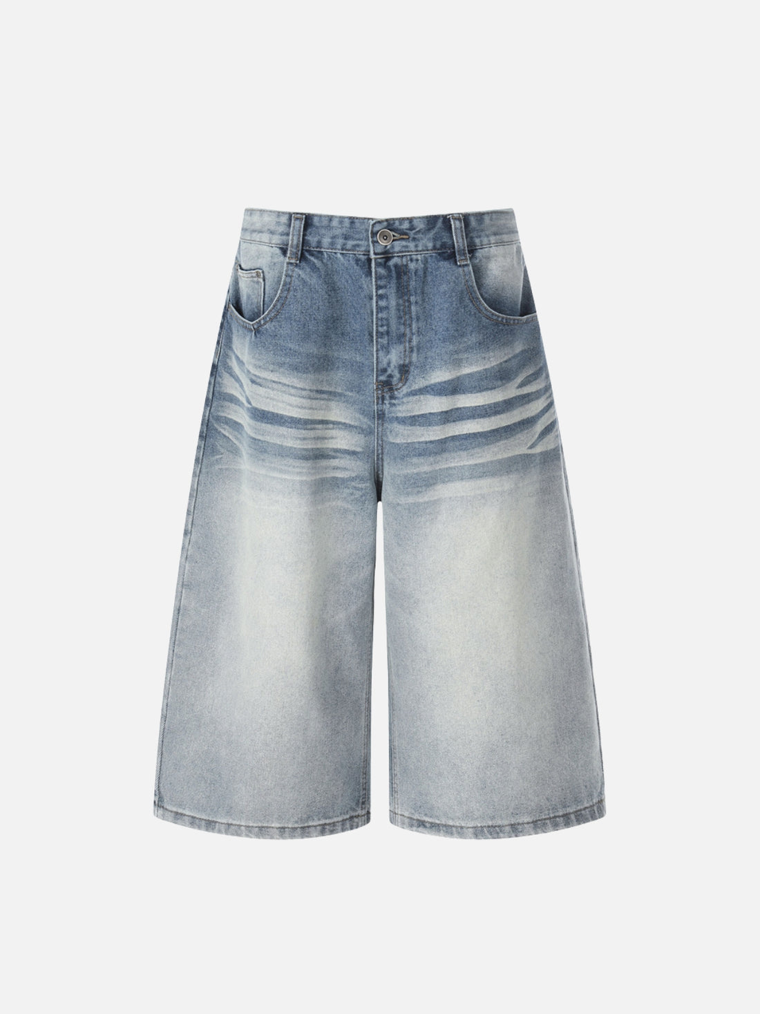 WASHY - Baggy Denim Shorts Blue | Teenwear.eu