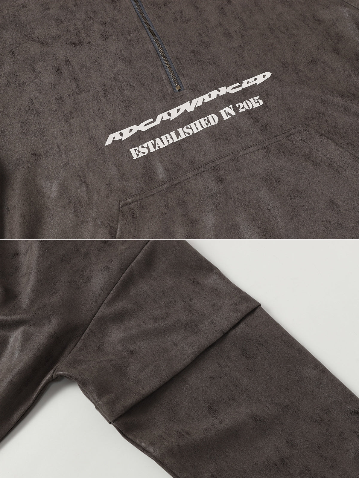 FADESHIFT – Oversized Print 1/4 Zip Hoodie