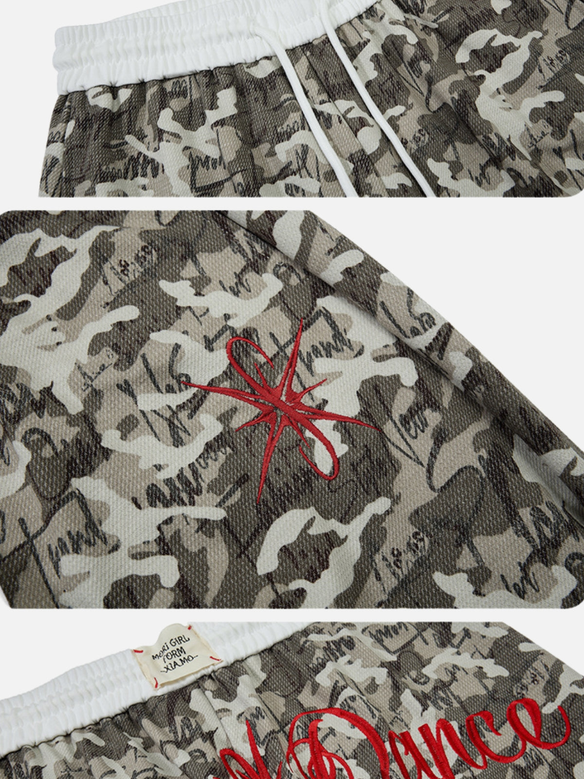 DANCOS - Parachute Graphic Camo Pants | Teenwear.eu