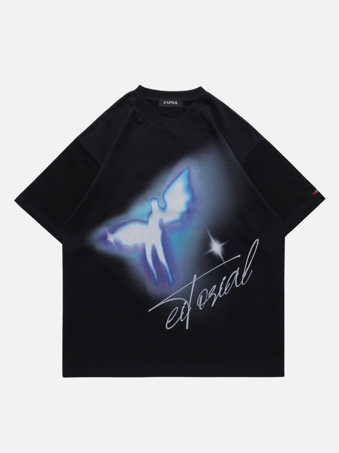 FAIRY - Oversized Print T-Shirt Black | TEENWEAR.EU