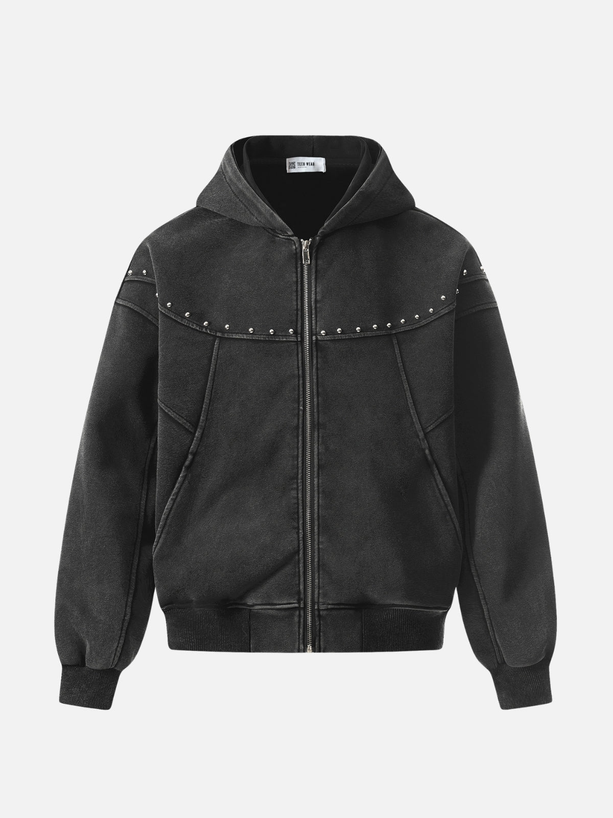 SHINYIO - Oversized Graphic Hoodie Black | Teenwear.eu