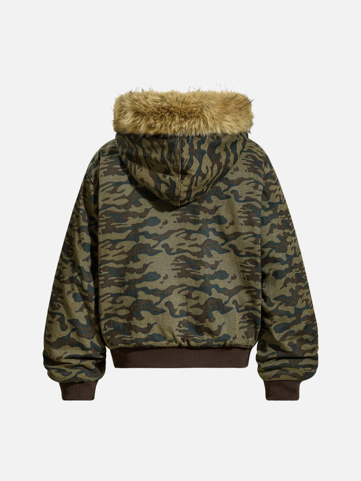 RALLYY - Puffer Camouflage Graphic Jacket