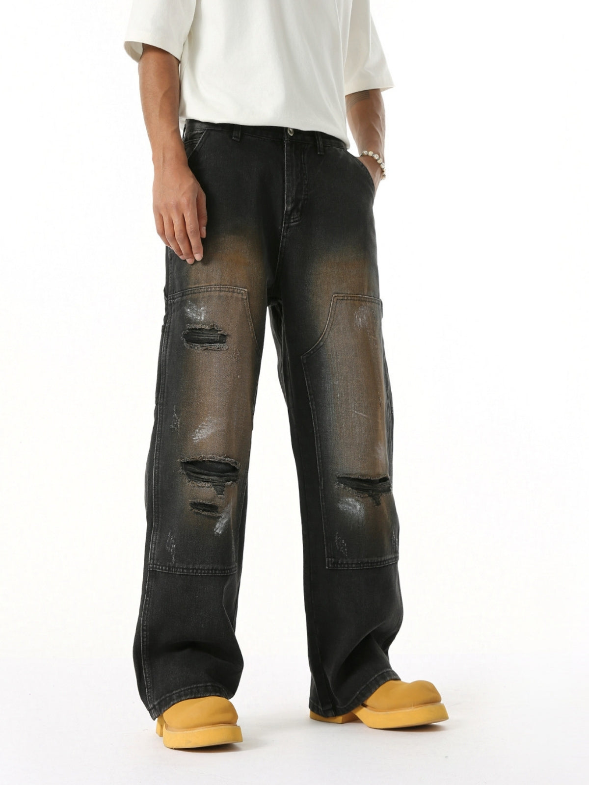 TREMOR - Baggy Basic Ripped Jeans | TEENWEAR.EU