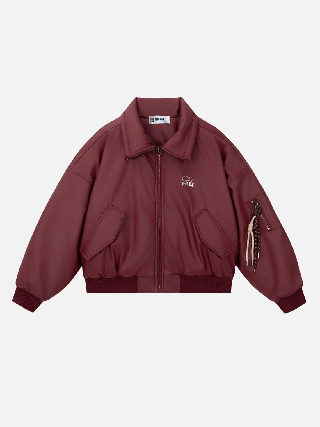 UNSSY - Leather Graphic Jacket