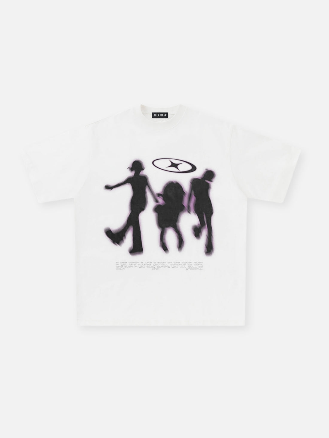 STREET DANCE - Oversized Print T-Shirt White | Teenwear.eu