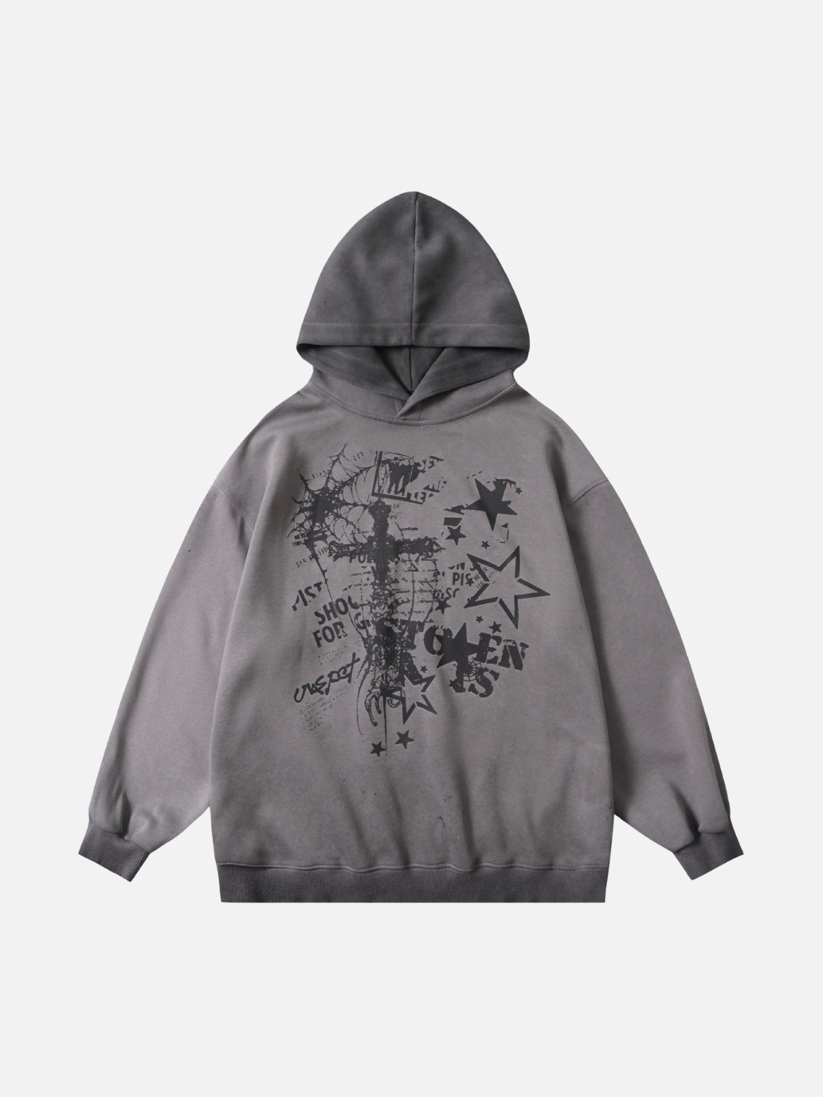 STREKZ – Oversized Graphic Hoodie Grey | Teenwear.eu