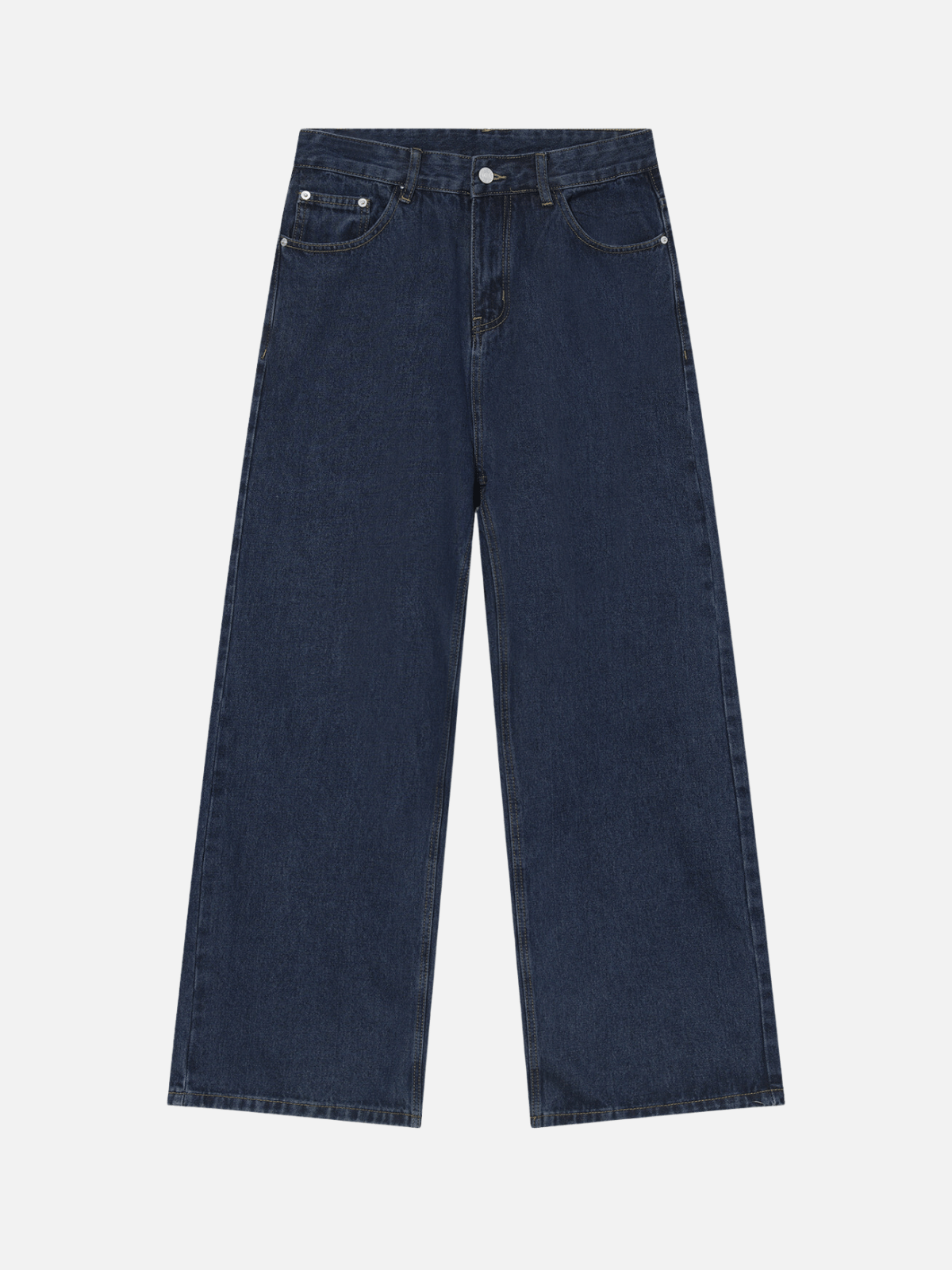 REVIVAL - Loose Basic Jeans Dark Blue | TEENWEAR.EU