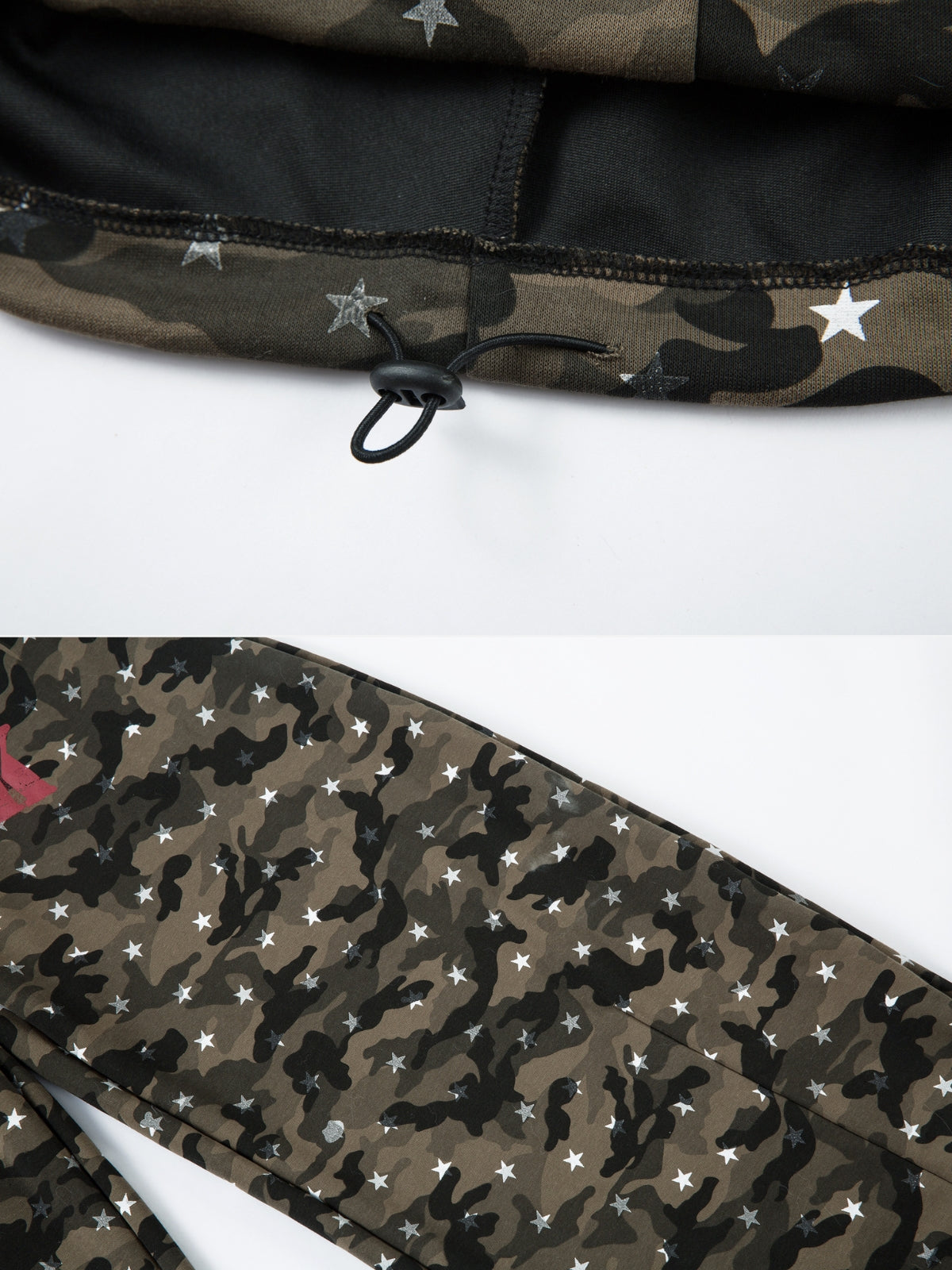 GANGIEZ - Loose Graphic Camo Sweatpants