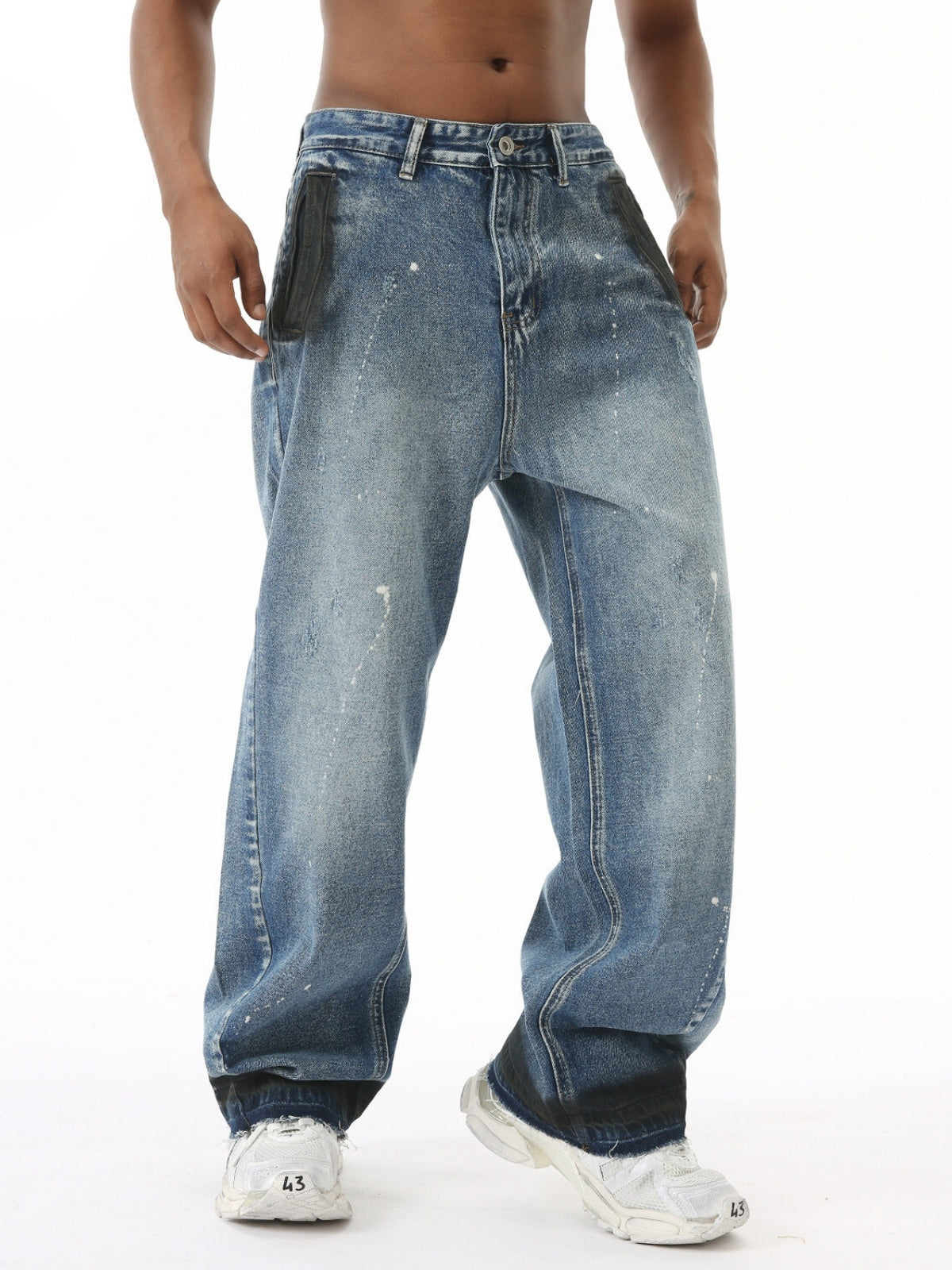POINTERS - Baggy Basic Jeans | TEENWEAR.EU
