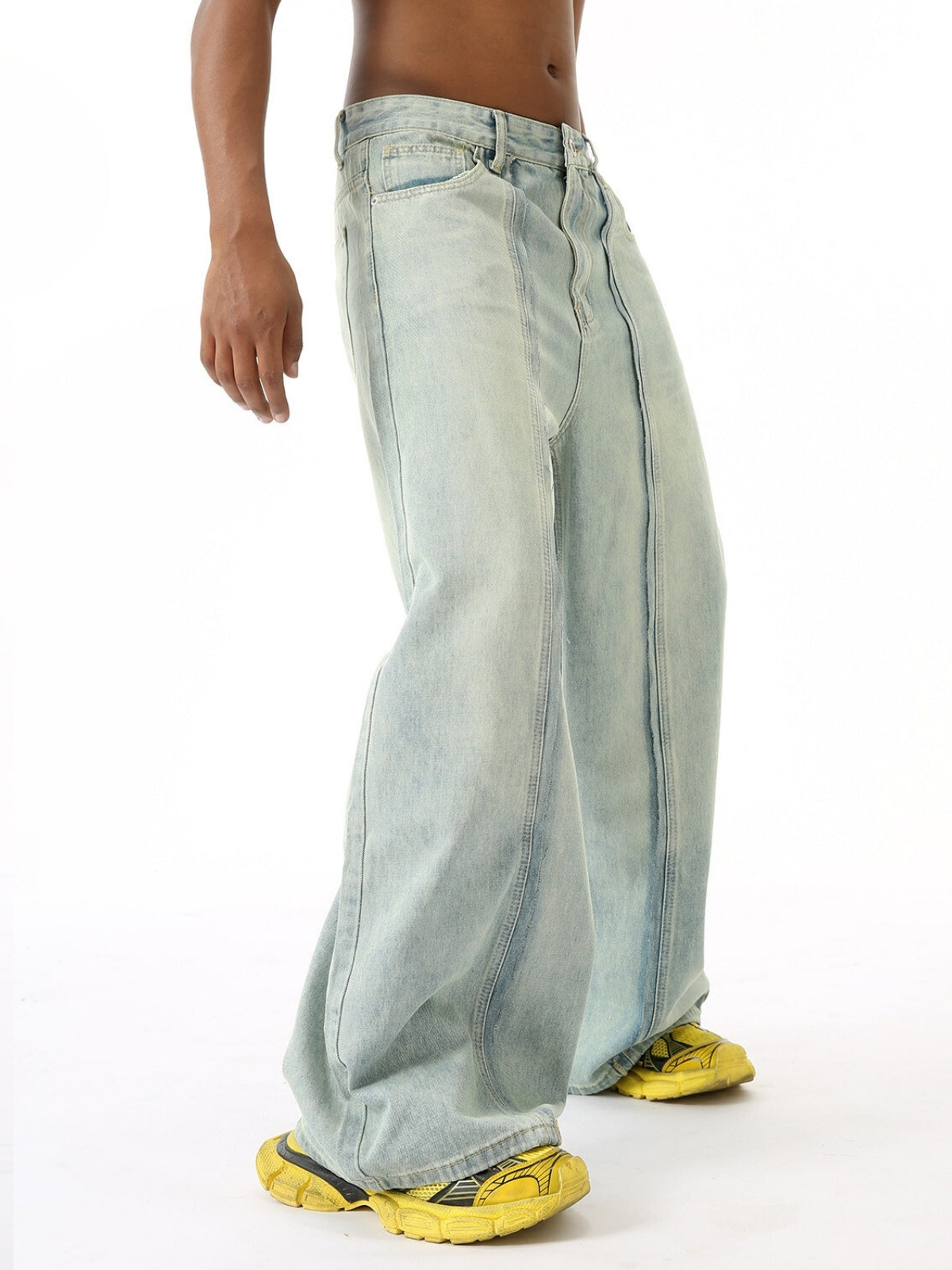 KENSENS - Baggy Basic Jeans | Teenwear.eu