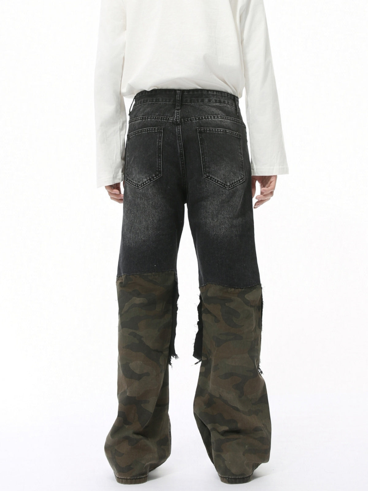 CAMOMIX - Ripped Basic Camo Jeans | TEENWEAR.EU