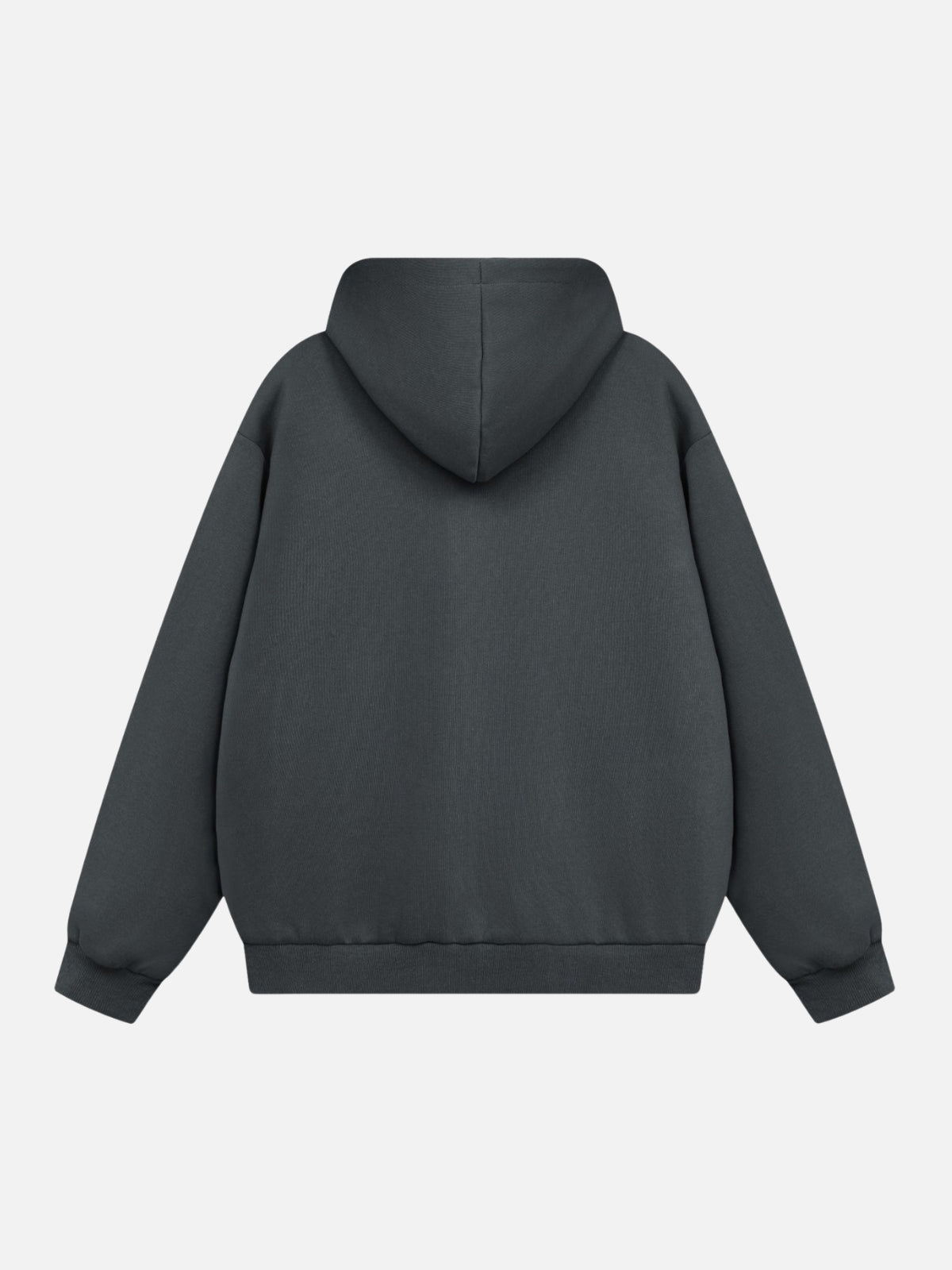 RENOUS - Oversized Embroidered Zip Up Hoodie | TEENWEAR.EU