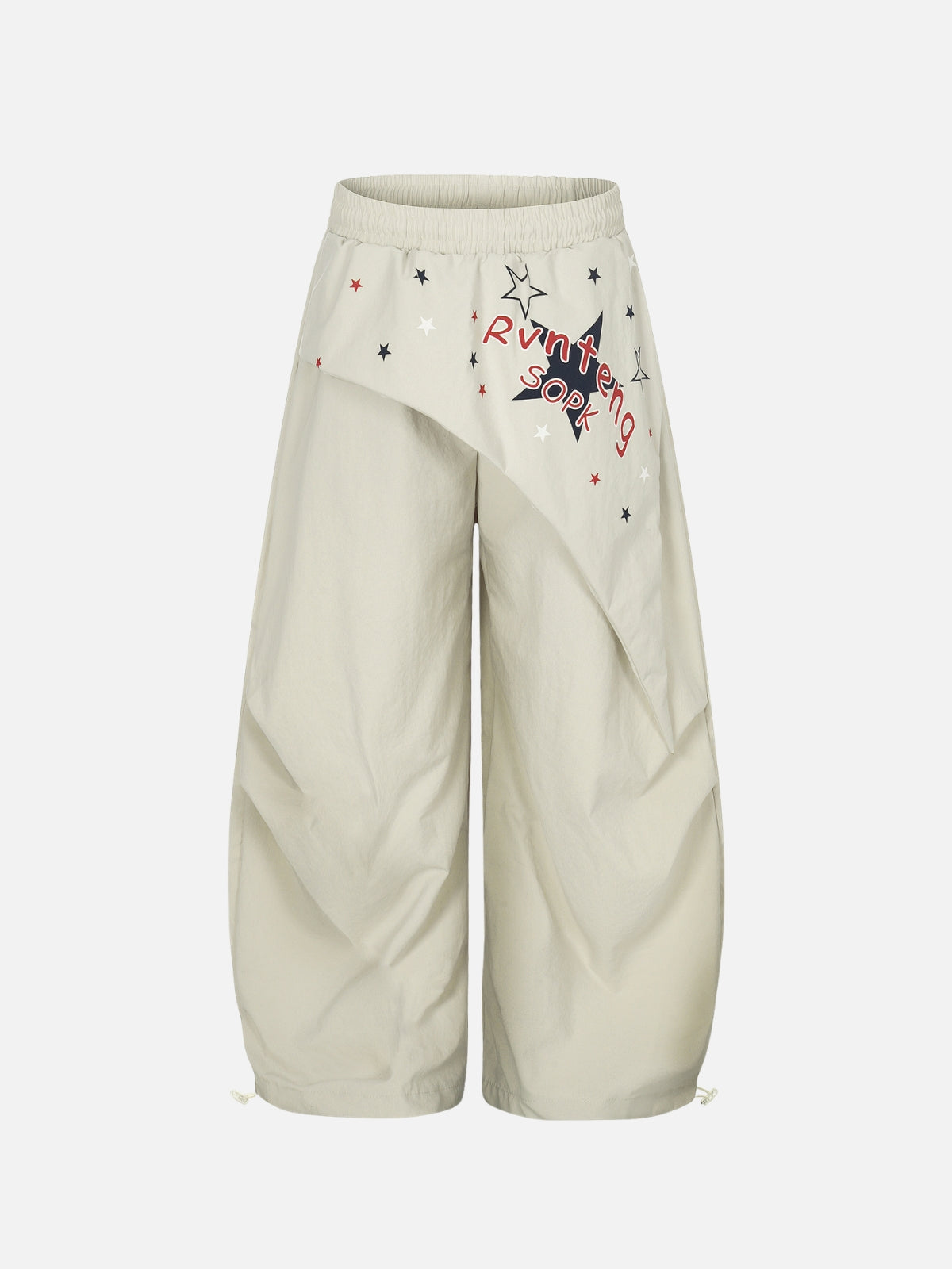 RUNTENG - Parachute Cargo Graphic Pants