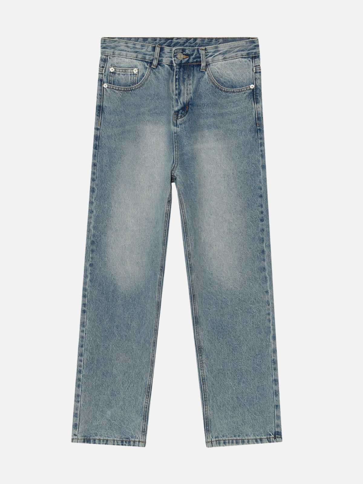 SIMPLE - Straight Basic Jeans Blue | TEENWEAR.EU