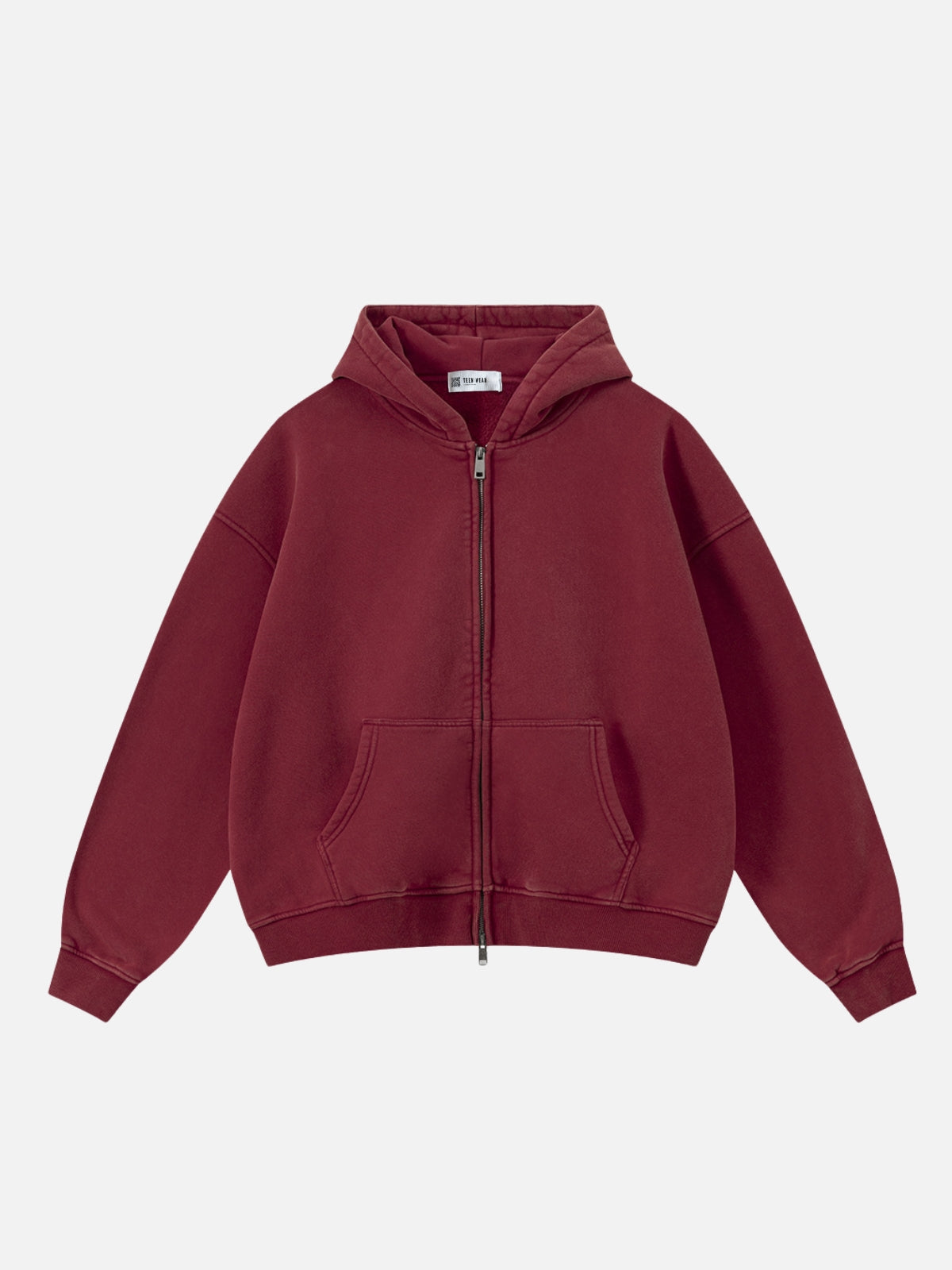 BASICOS - Oversized Basic Premium Zip Up Hoodie
