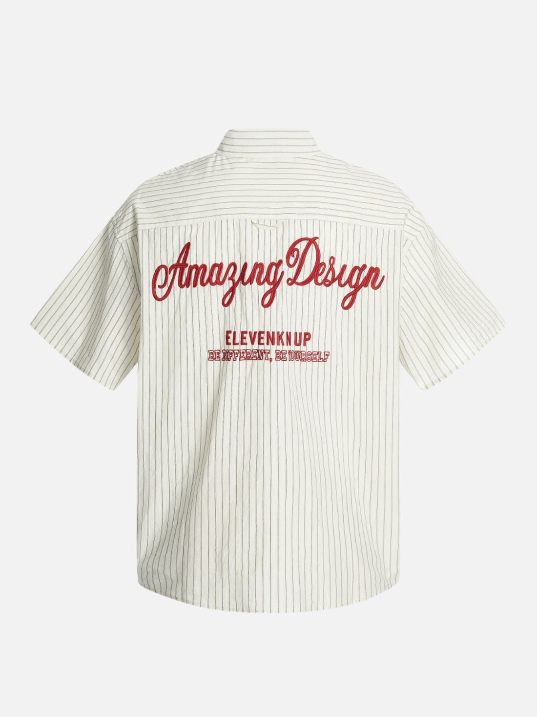 AMAZINGO - Oversized Graphic Shirt White | Teenwear.eu