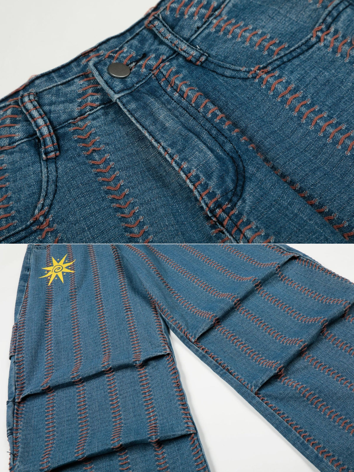 PUNKZY - Baggy Graphic Jeans