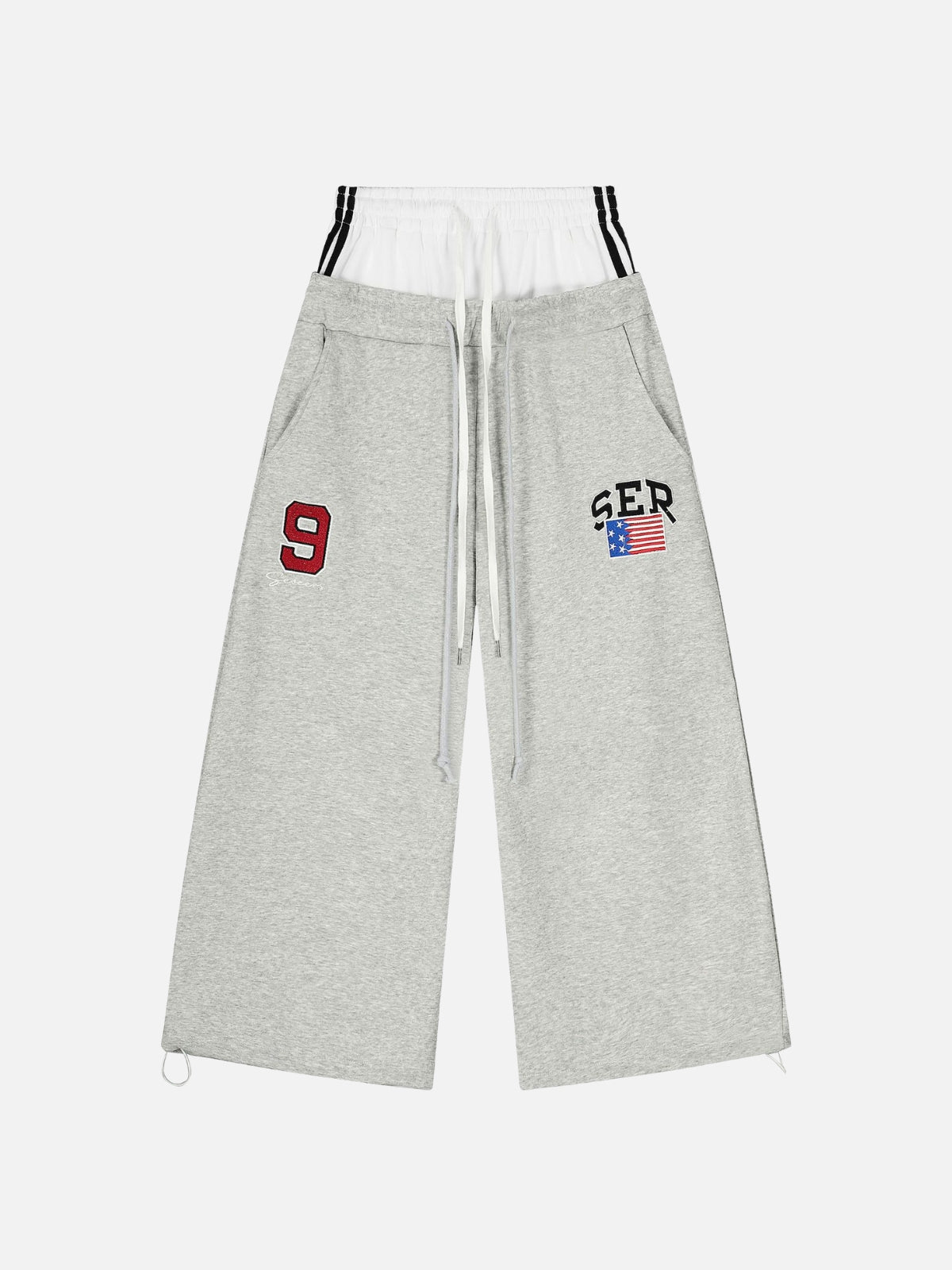 AMERZY - Baggy Embroidered Sweatpants